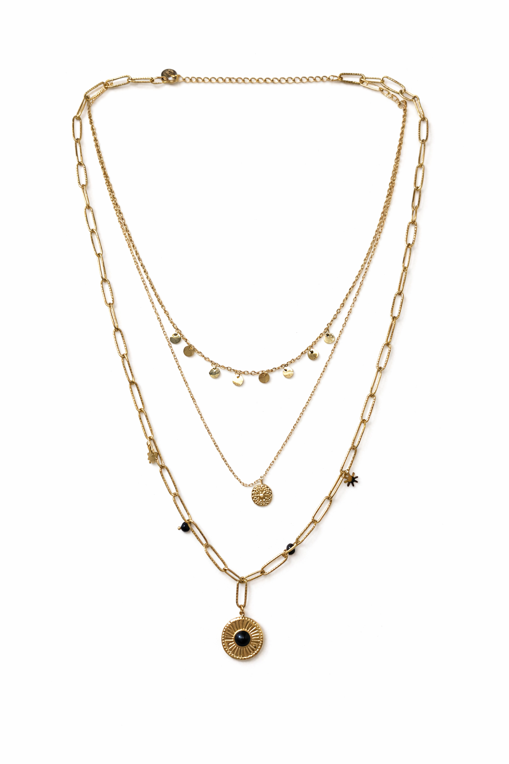 Collana Glamour tre fili - by Samyijoux