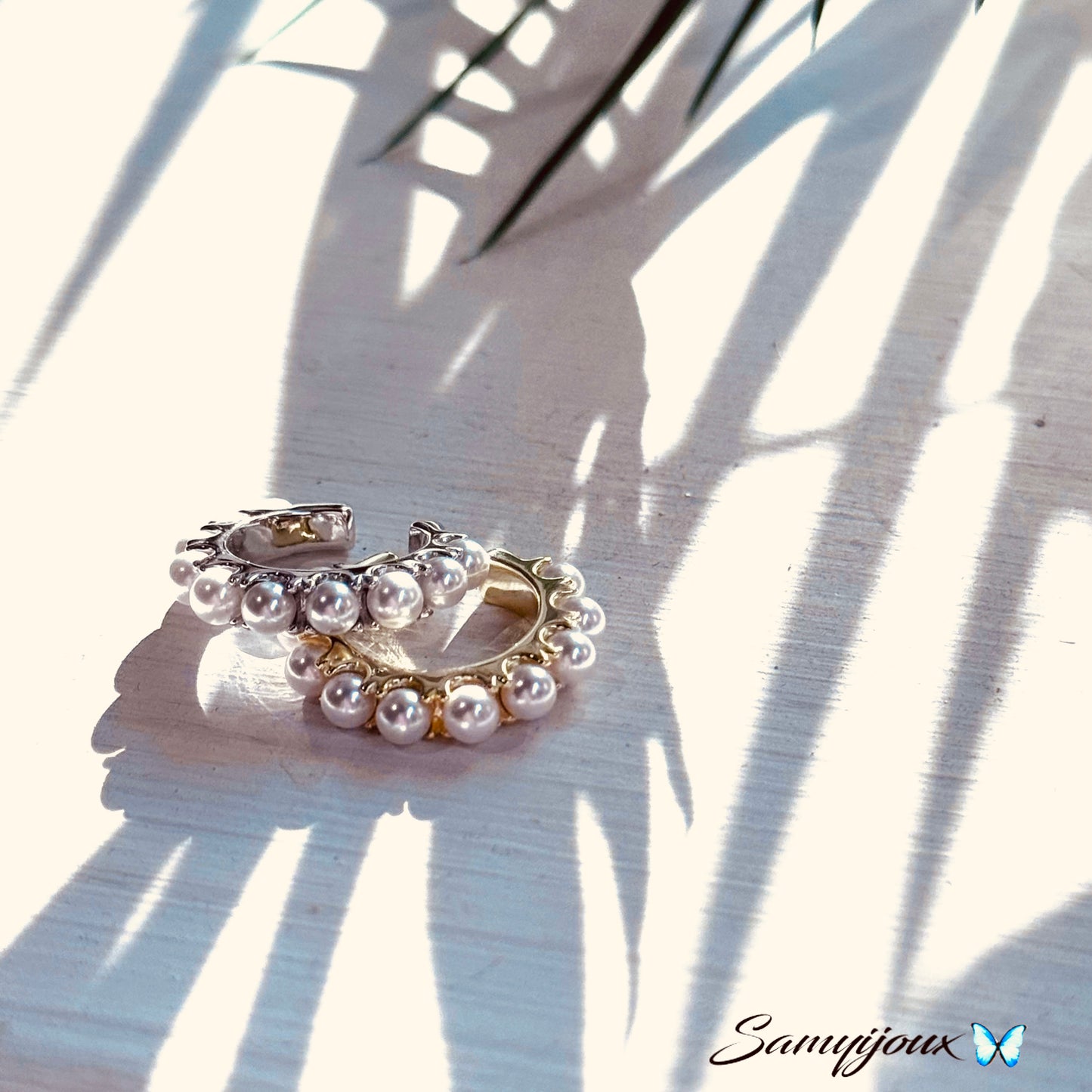 Earcuff perle a tutto giro - by Samyijoux