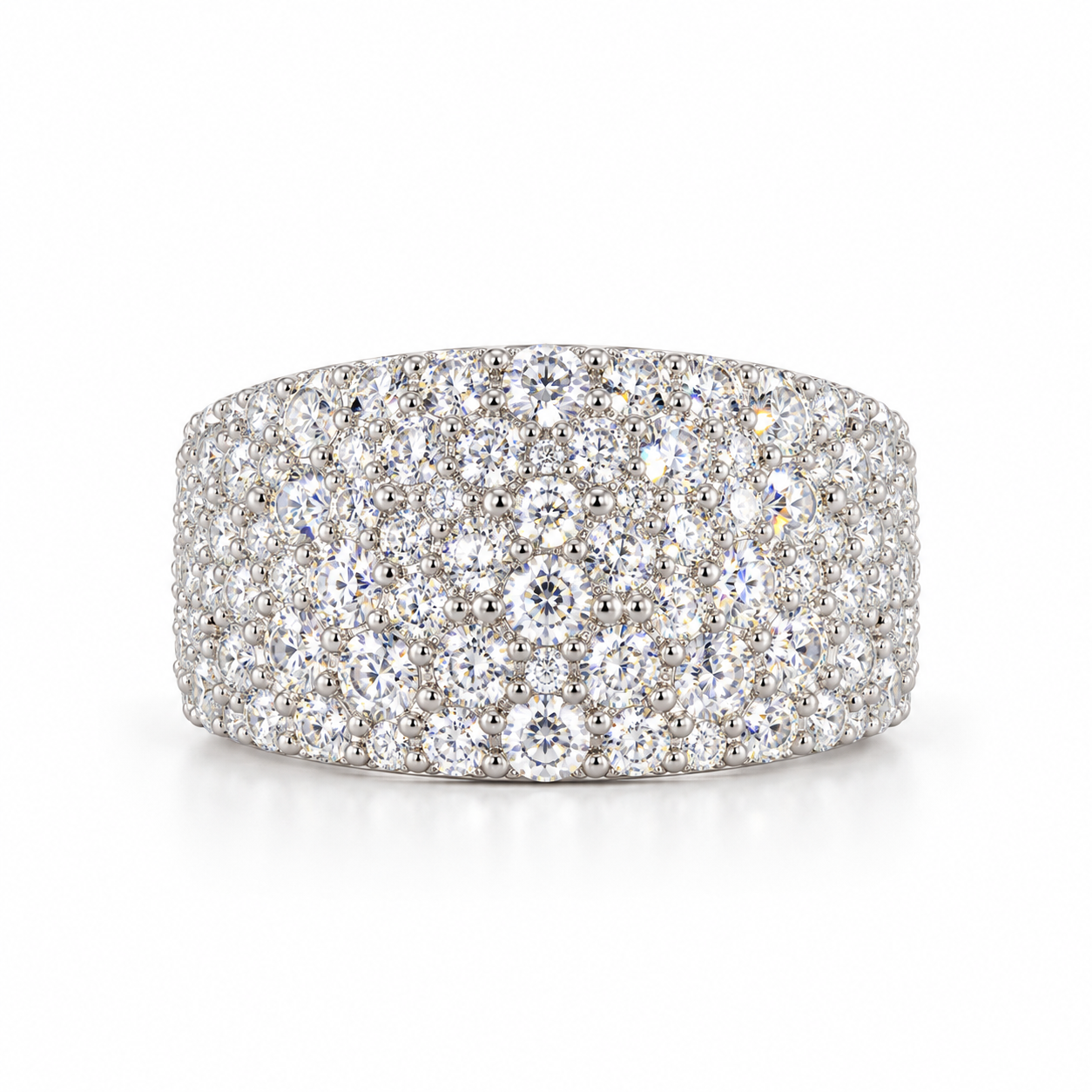 Anello Fascia con moissanite - by Samyijoux