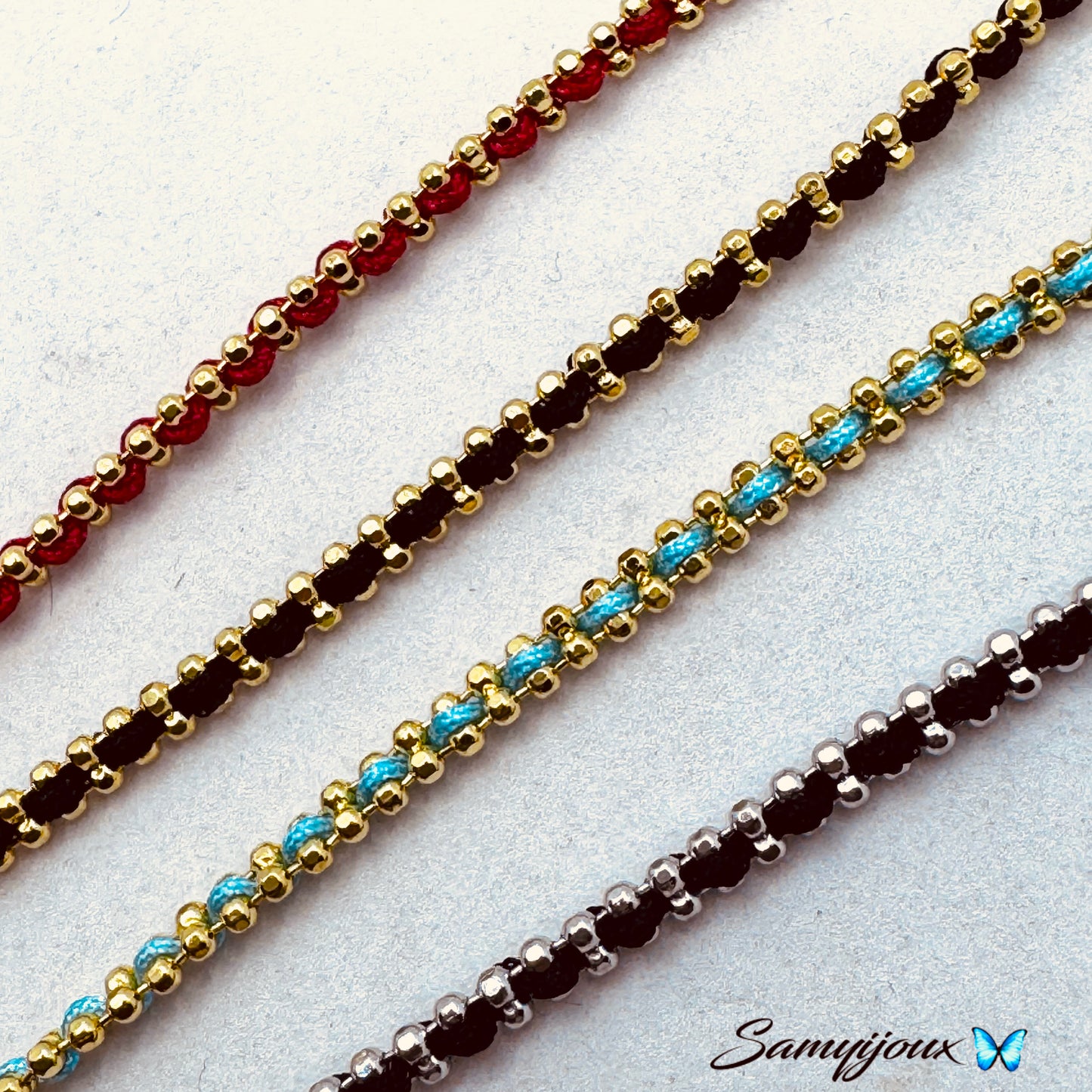 Bracciale Cordone nautico e e catena - by Samyijoux