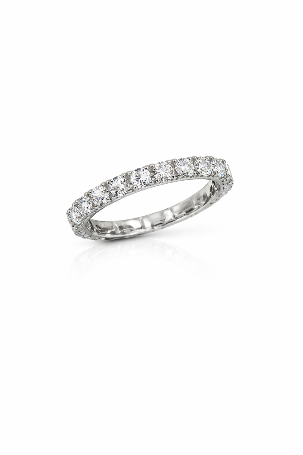 Anello INFINITY con moissanite - by Samyijoux