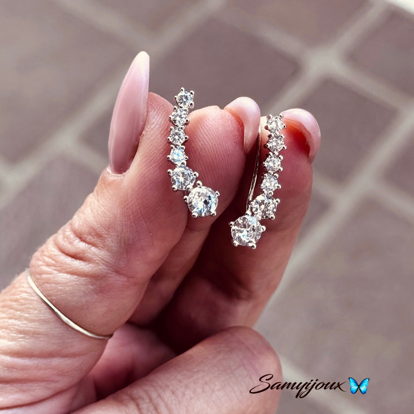 Orecchini Arrampicanti scalare - by Samyijoux