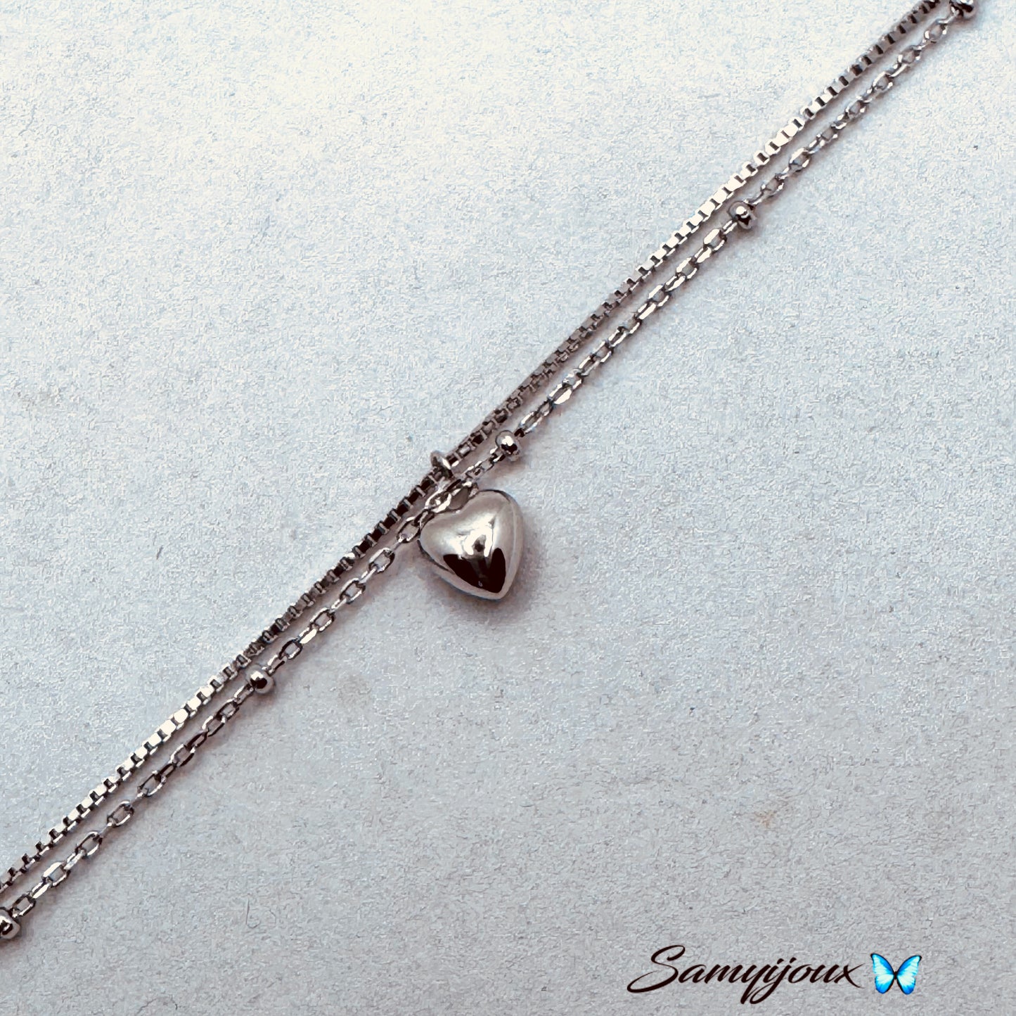 Bracciale Doppio con cuore - by Samyijoux