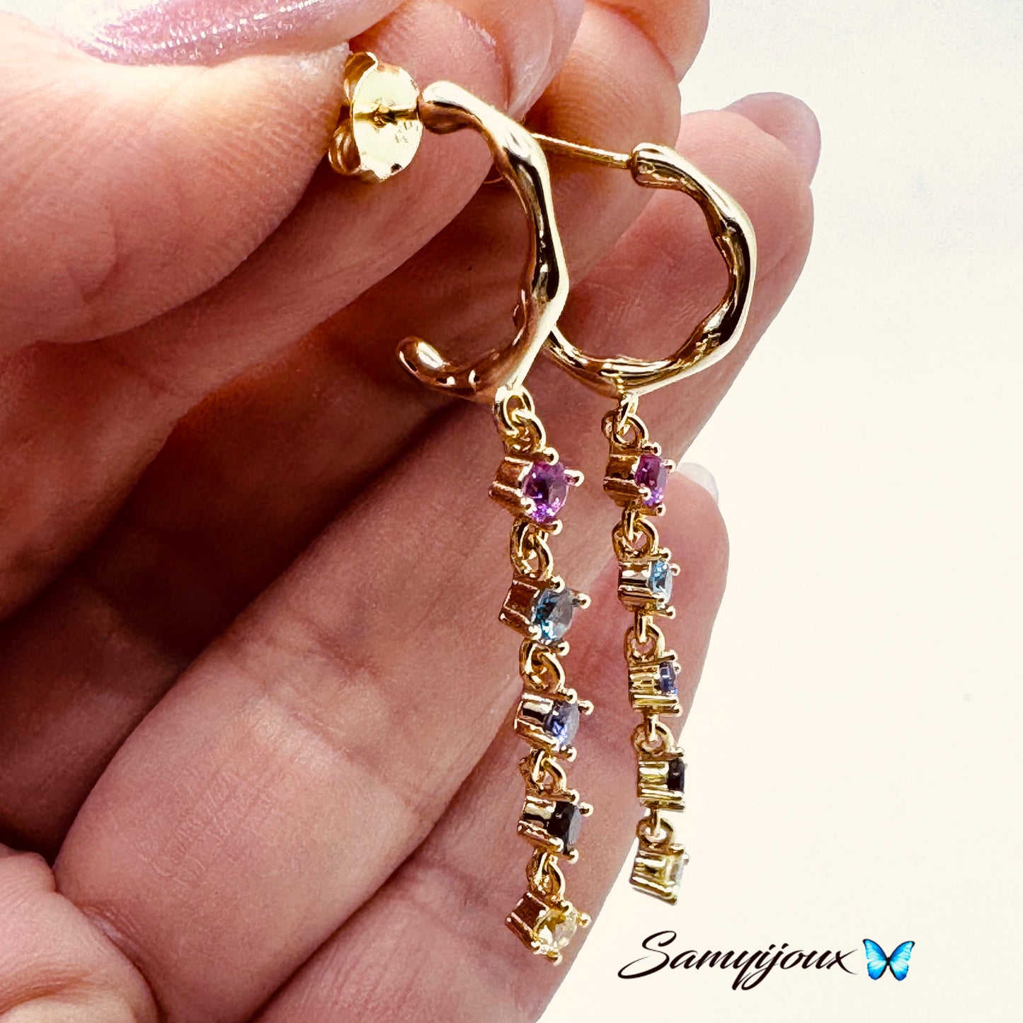 Cerchi con Pendente colorato - by Samyijoux