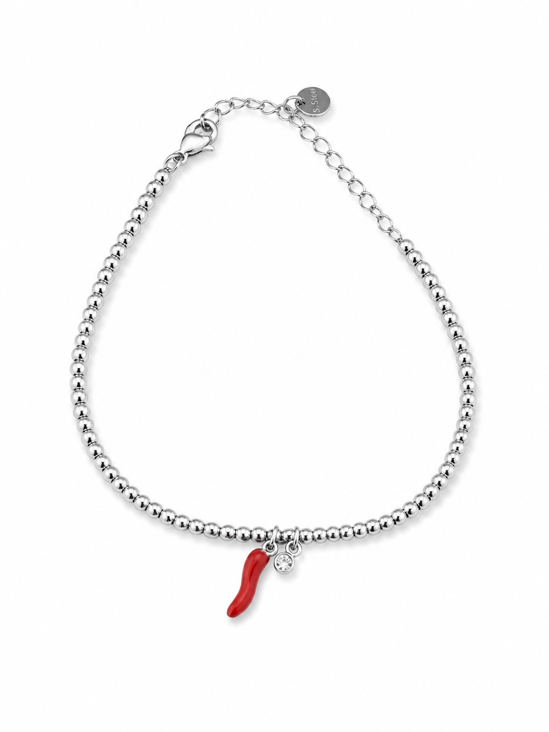 Bracciale Cornetto e cristallo - by Samyijoux