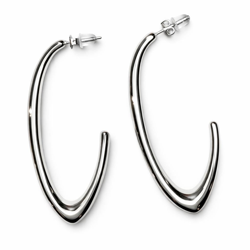 Orecchini Cerchi Uncino - by Samyijoux