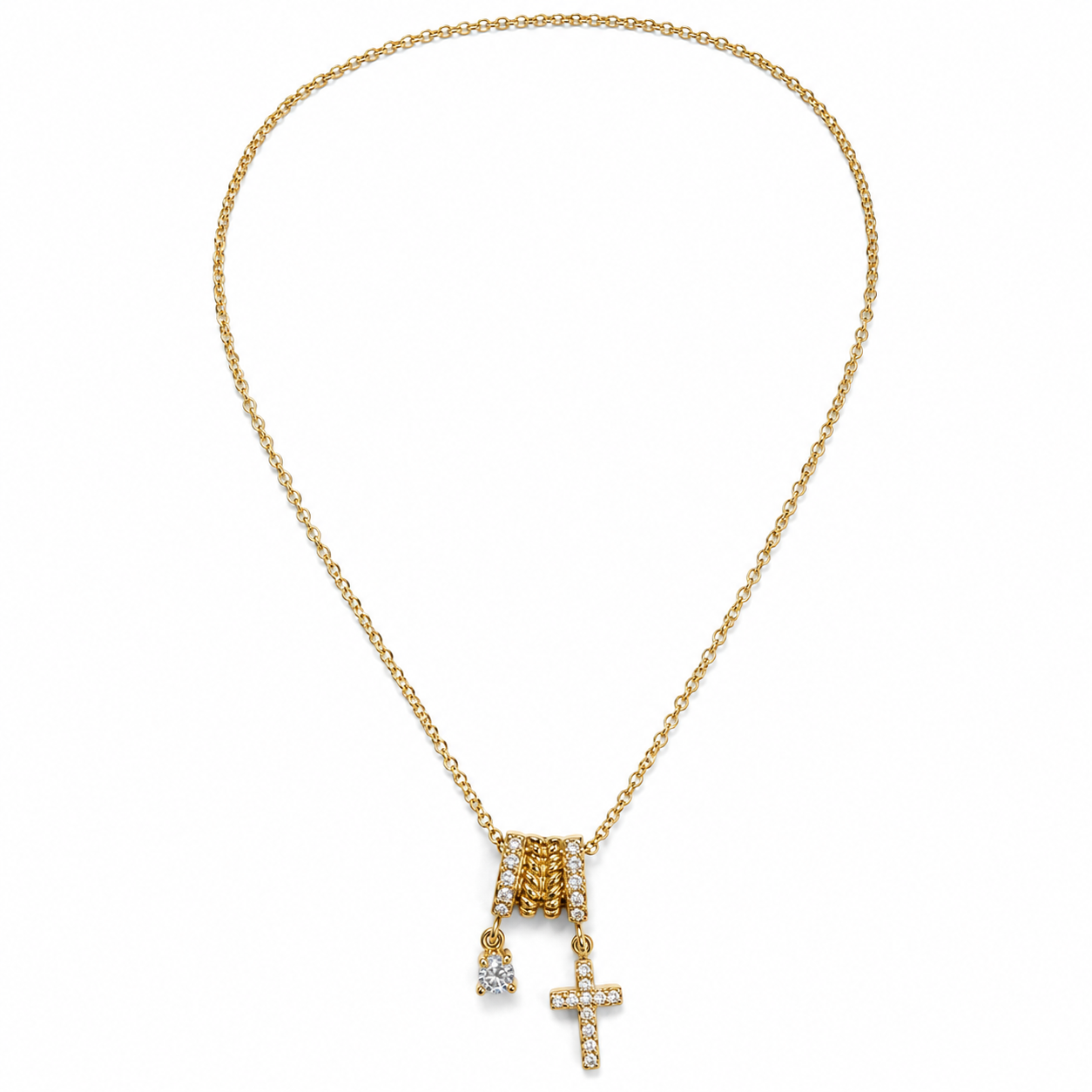 Collana mini croce - by Samyijoux