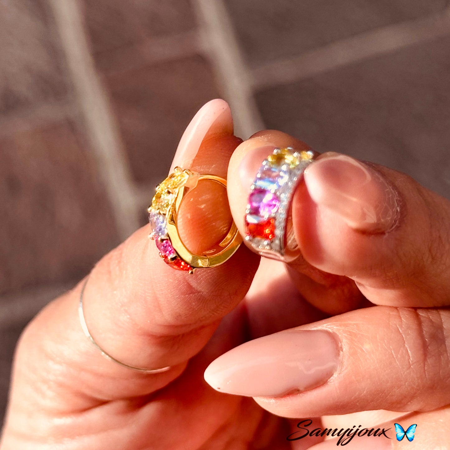 Hoops Zirconi ovali - by Samyijoux