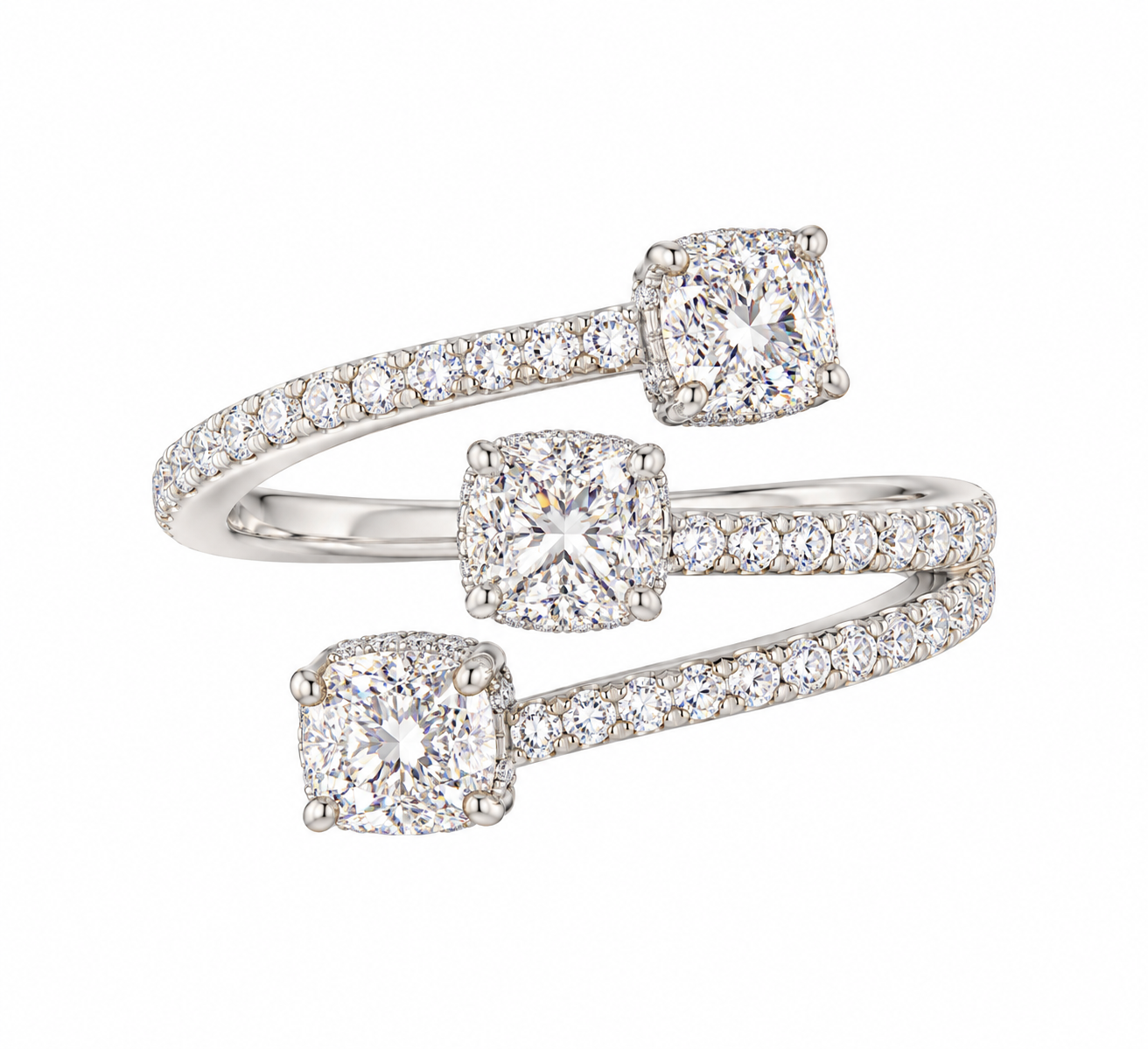 Anello Ipnosis con moissanite - by Samyijoux