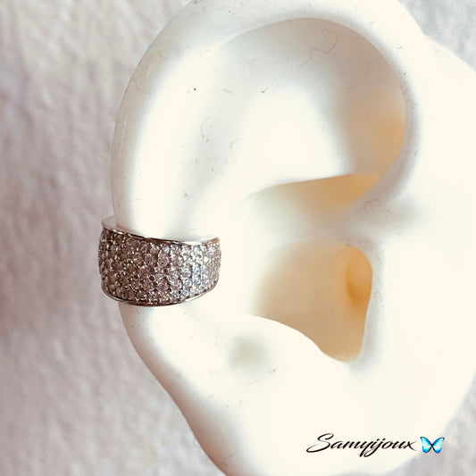 Earcuff fascia zirconata per conch - by Samyijoux