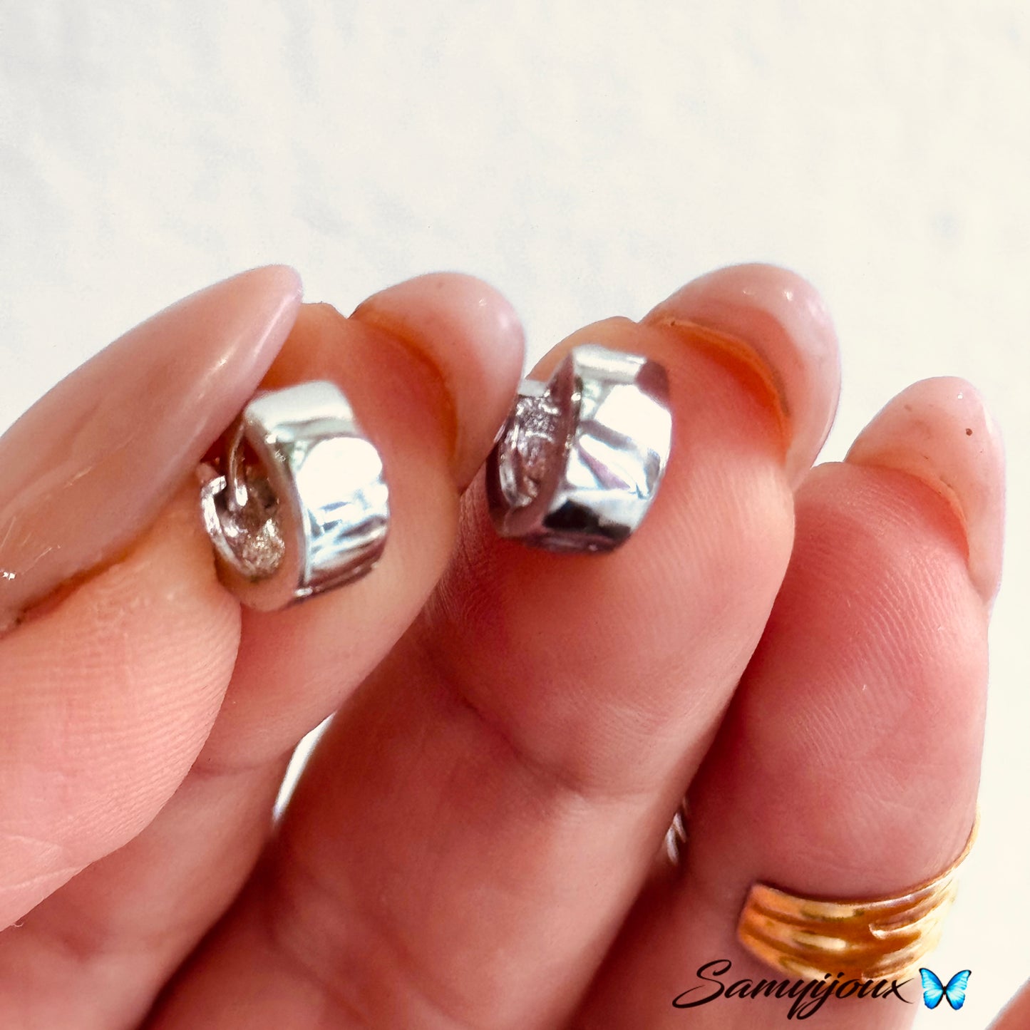 Hoop banda larga 4mm a specchio - by SamyijouX