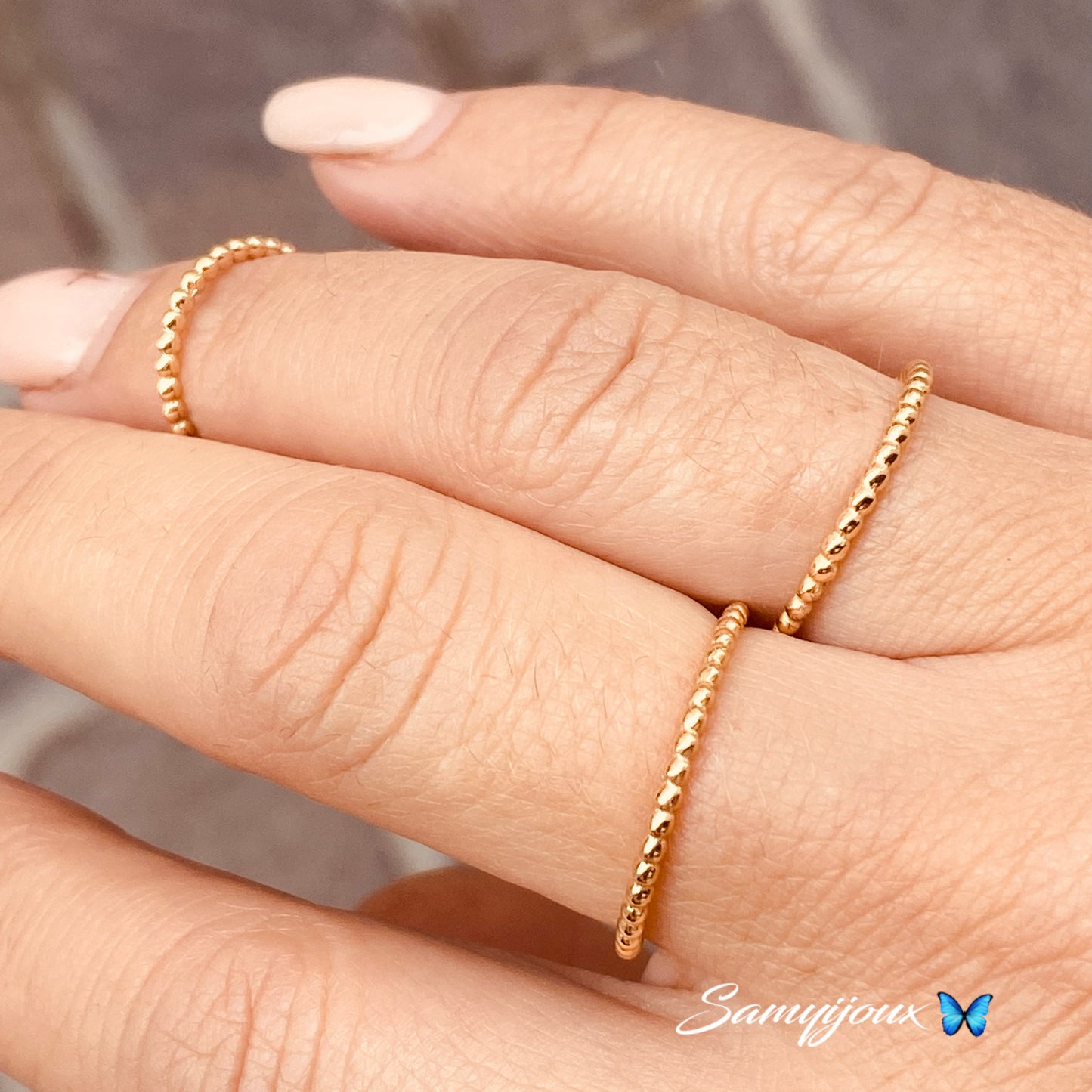 Anello Microfedina a palline - by Samyijoux