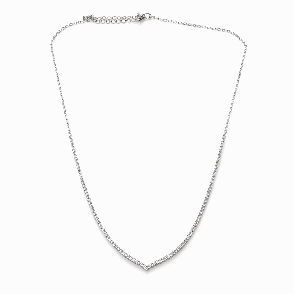 Collana Tennis fina a V - by Samyijoux