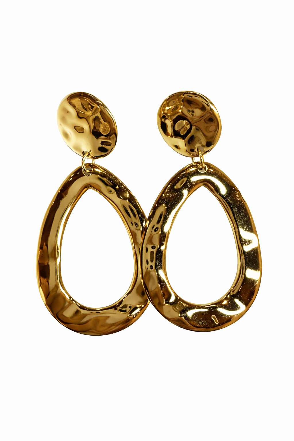 Orecchini Pendenti martellati - by Samyijoux