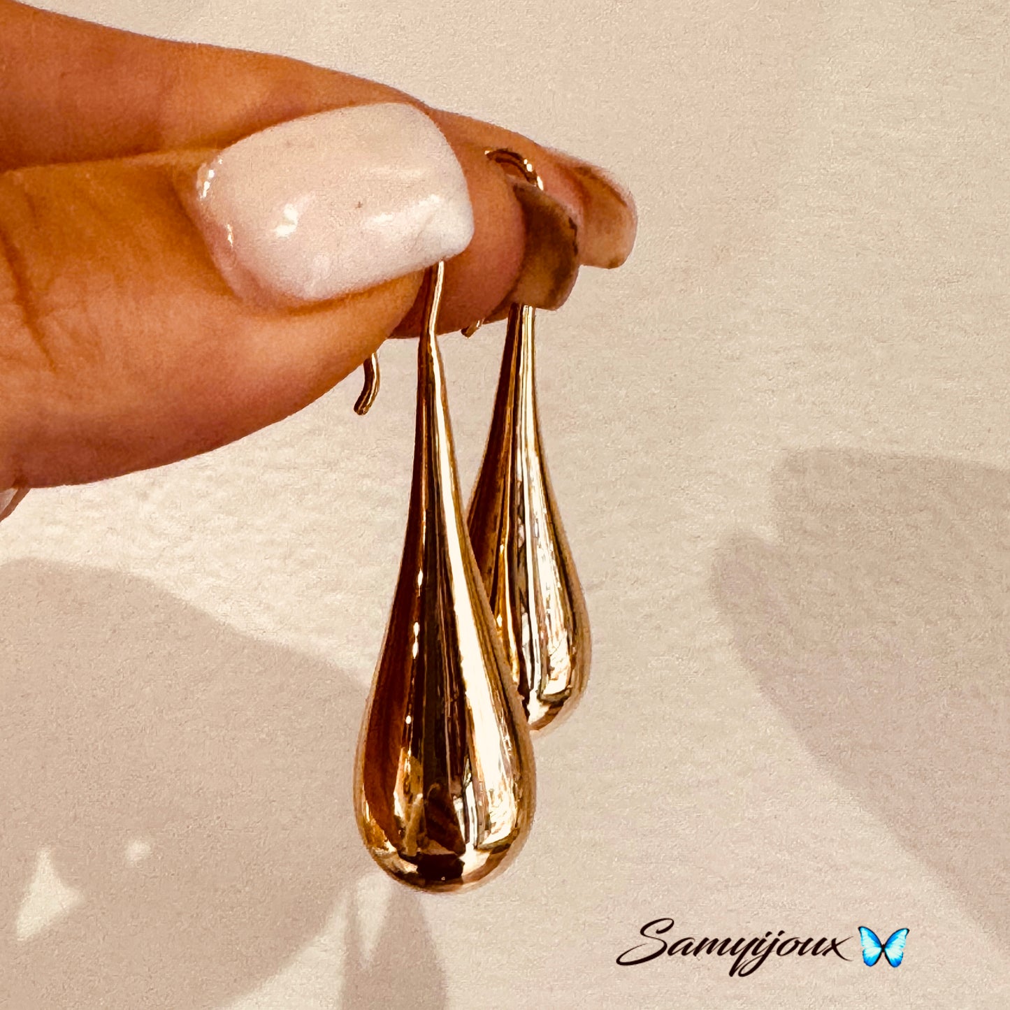 Orecchini Goccia pendenti - by Samyijoux