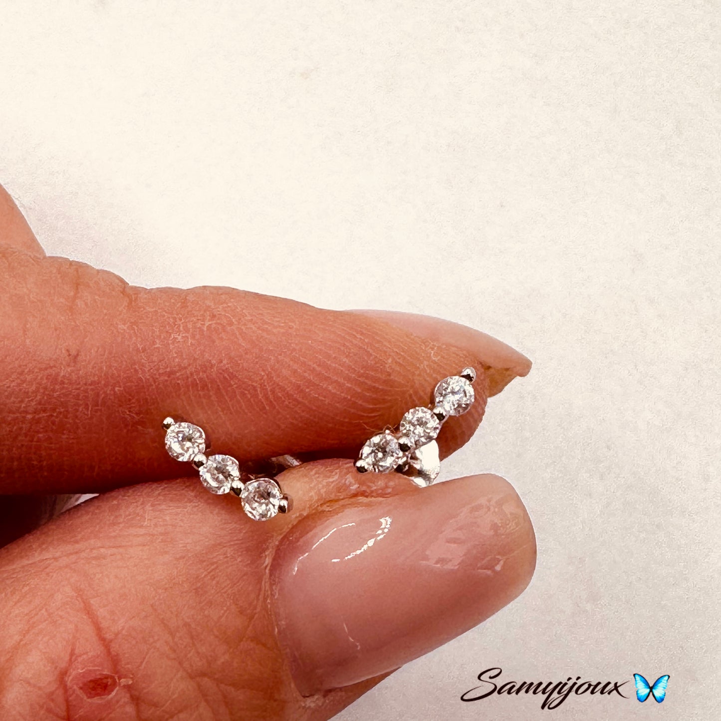 Orecchini Mini arrampicanti - by Samyijoux