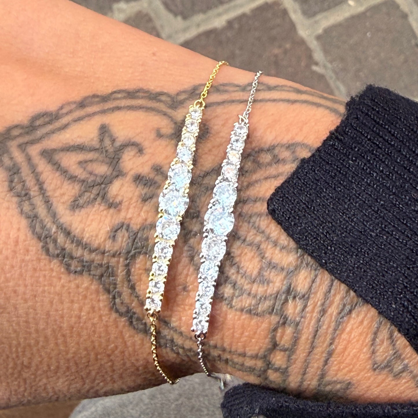 Bracciale mezzo tennis - by Samyijoux