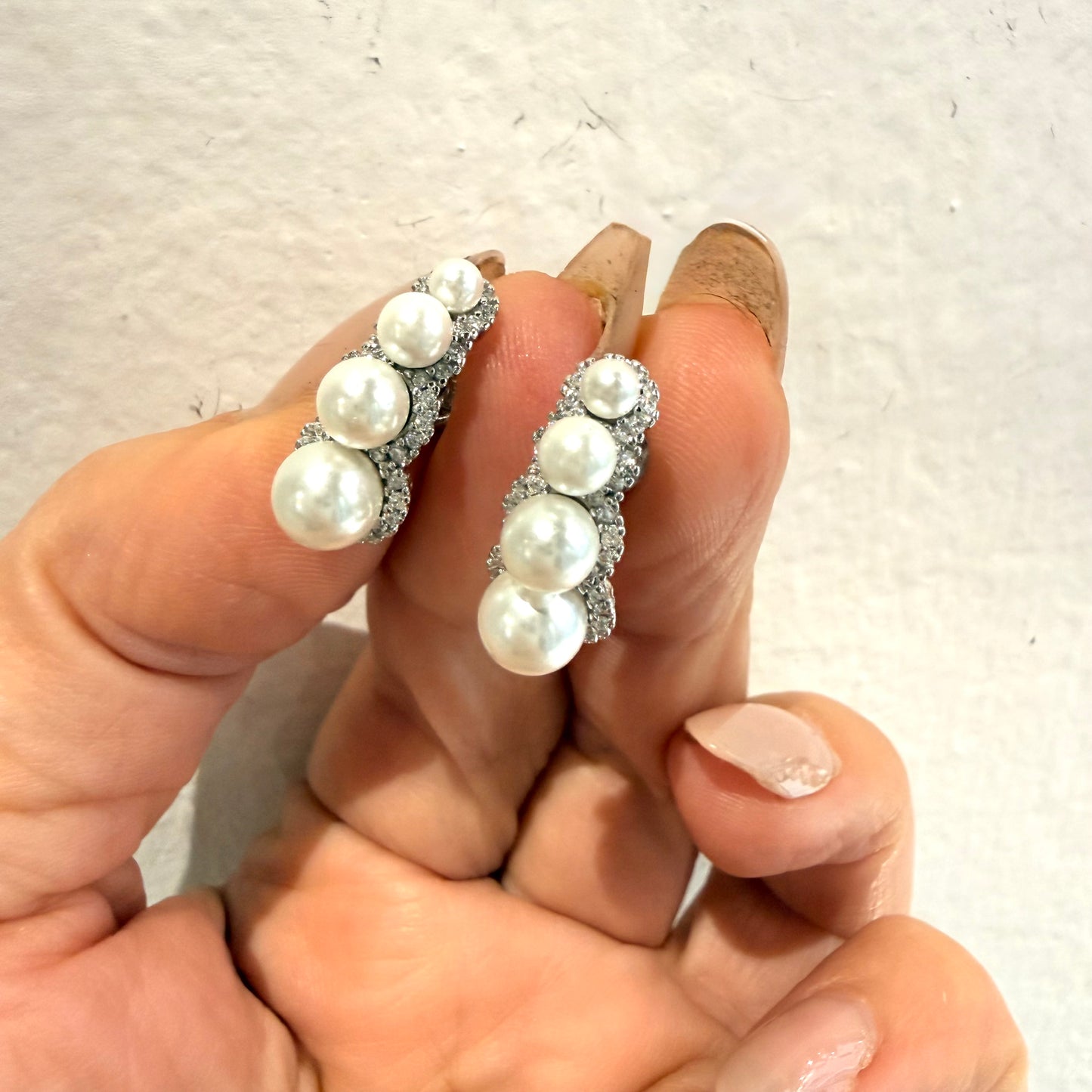 Orecchini Perle in fila - by Samyijoux