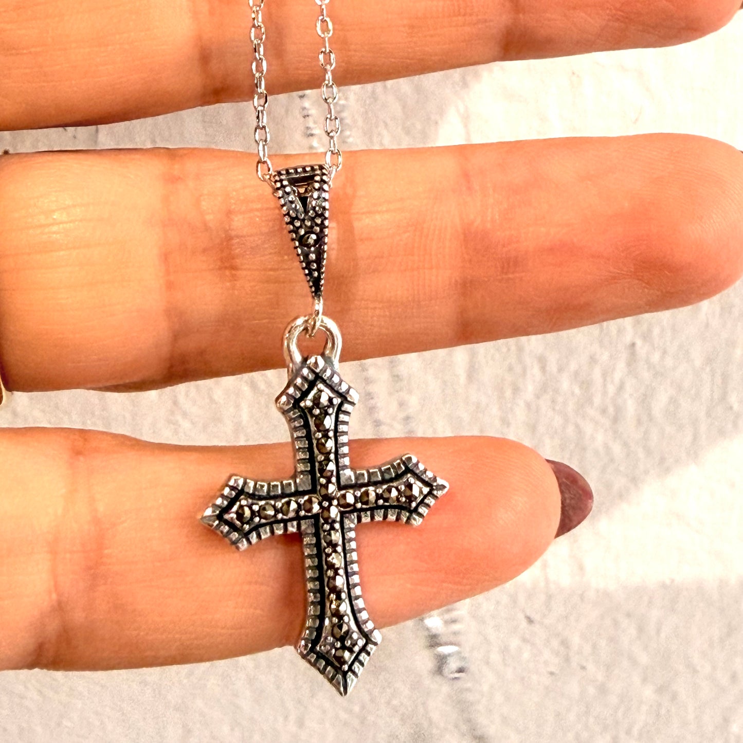 Collana Croce Rock - by Samyijoux