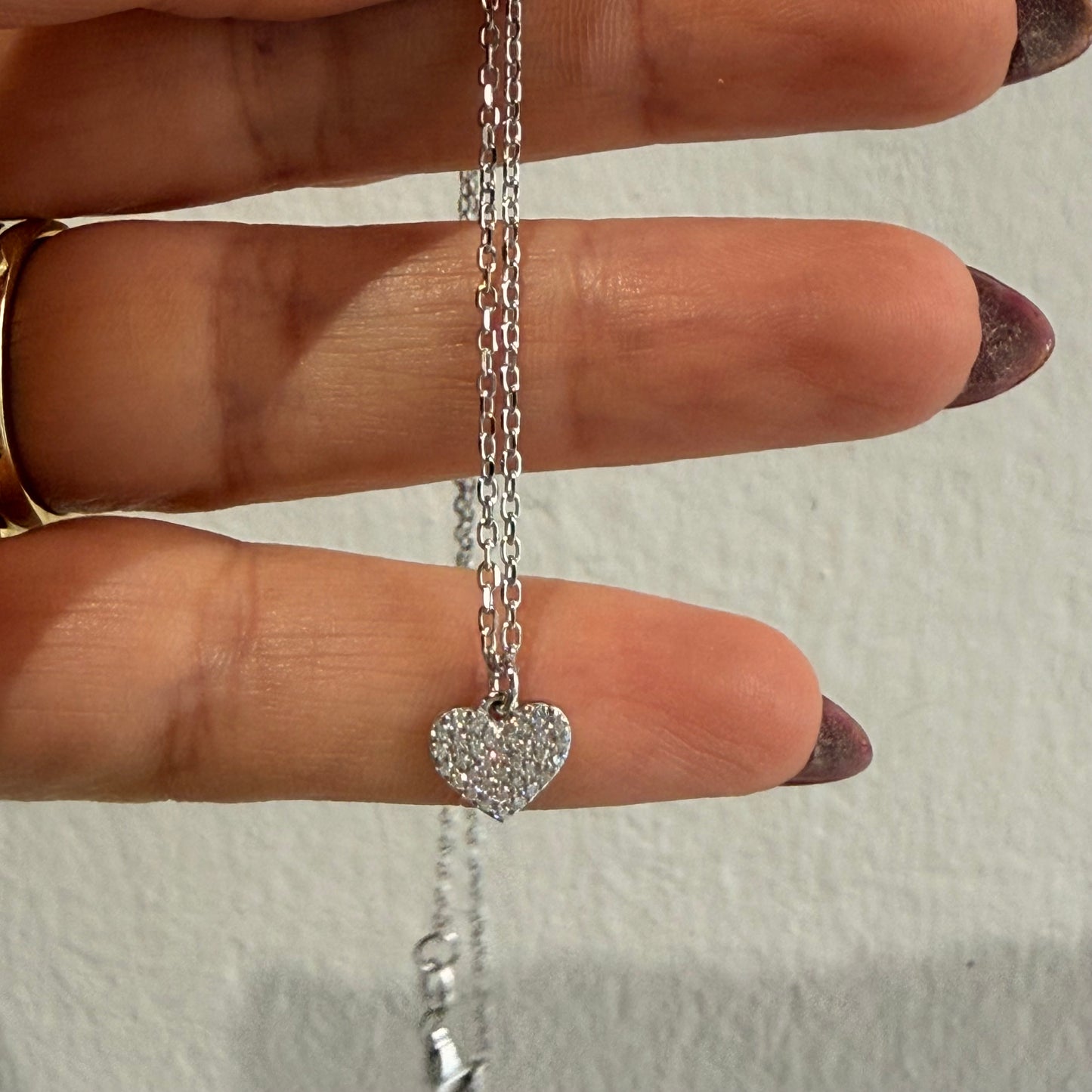 Collana Cuore pavè - by Samyijoux