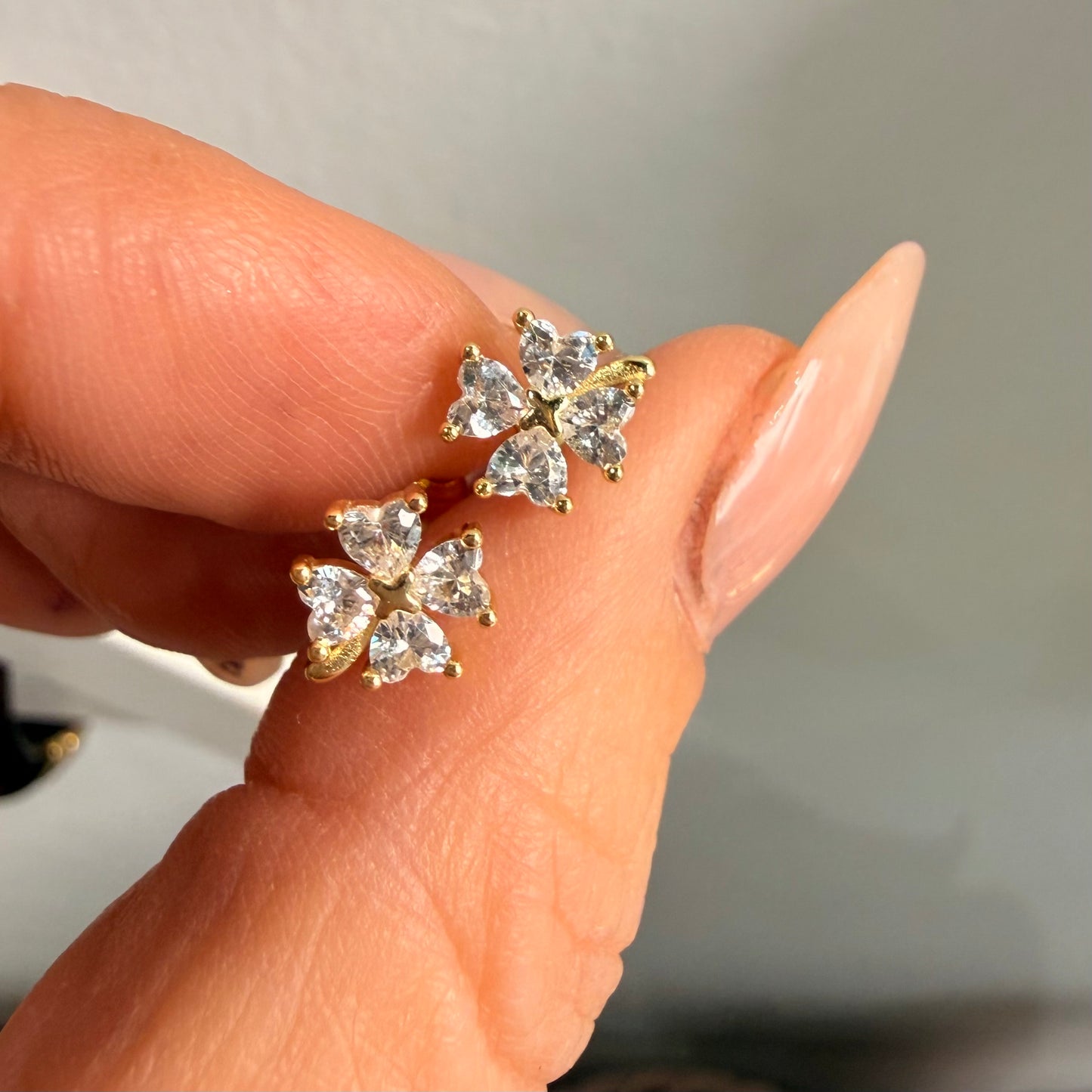 Orecchini Quadrifoglio cuore - by Samyijoux