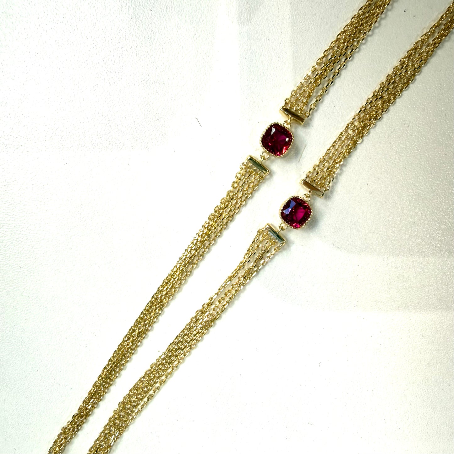 Collana Multifilo e zirconi - by Samyijoux