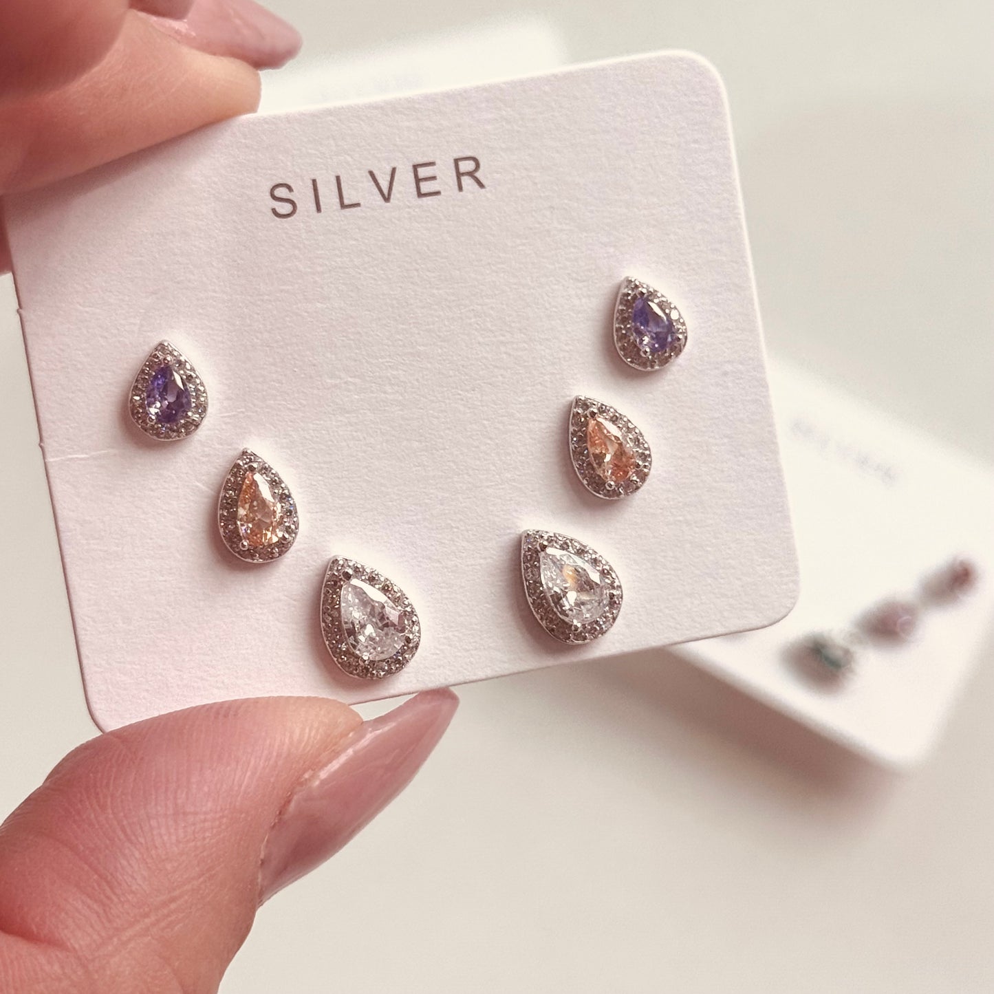 Orecchini Kit 3 fori Goccia Kate - by Samyijoux