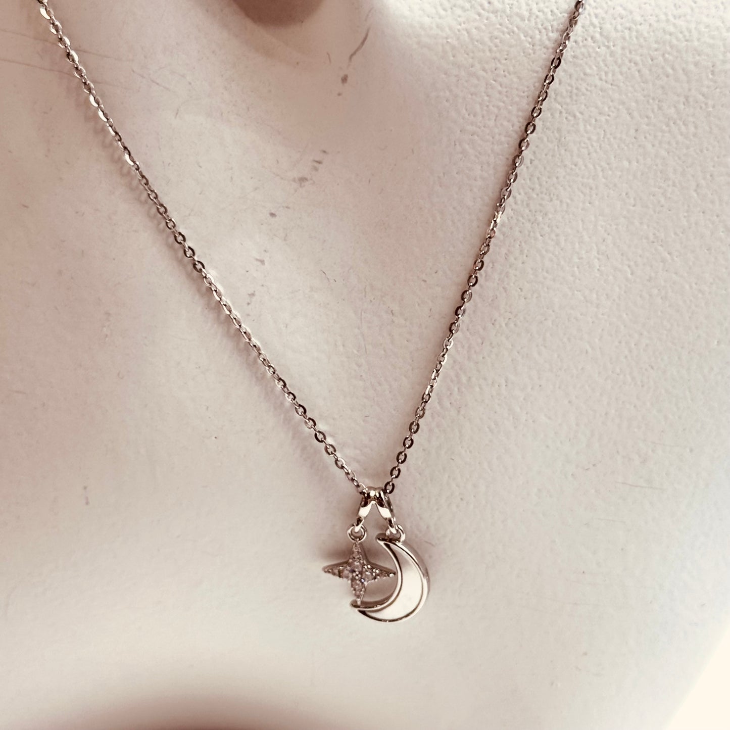 Collana Luna e stella polare - by Samyijoux