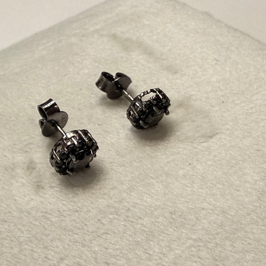 Orecchini Rosone total black - by Samyijoux