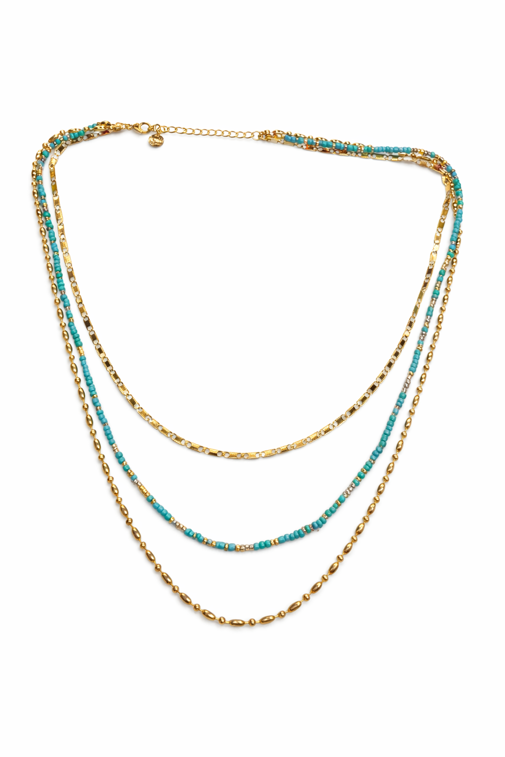 Collana tre fili turchese  - by Samyijoux