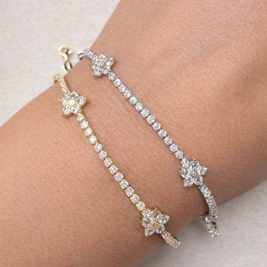 Bracciale Tennis Fiori - by Samyijoux