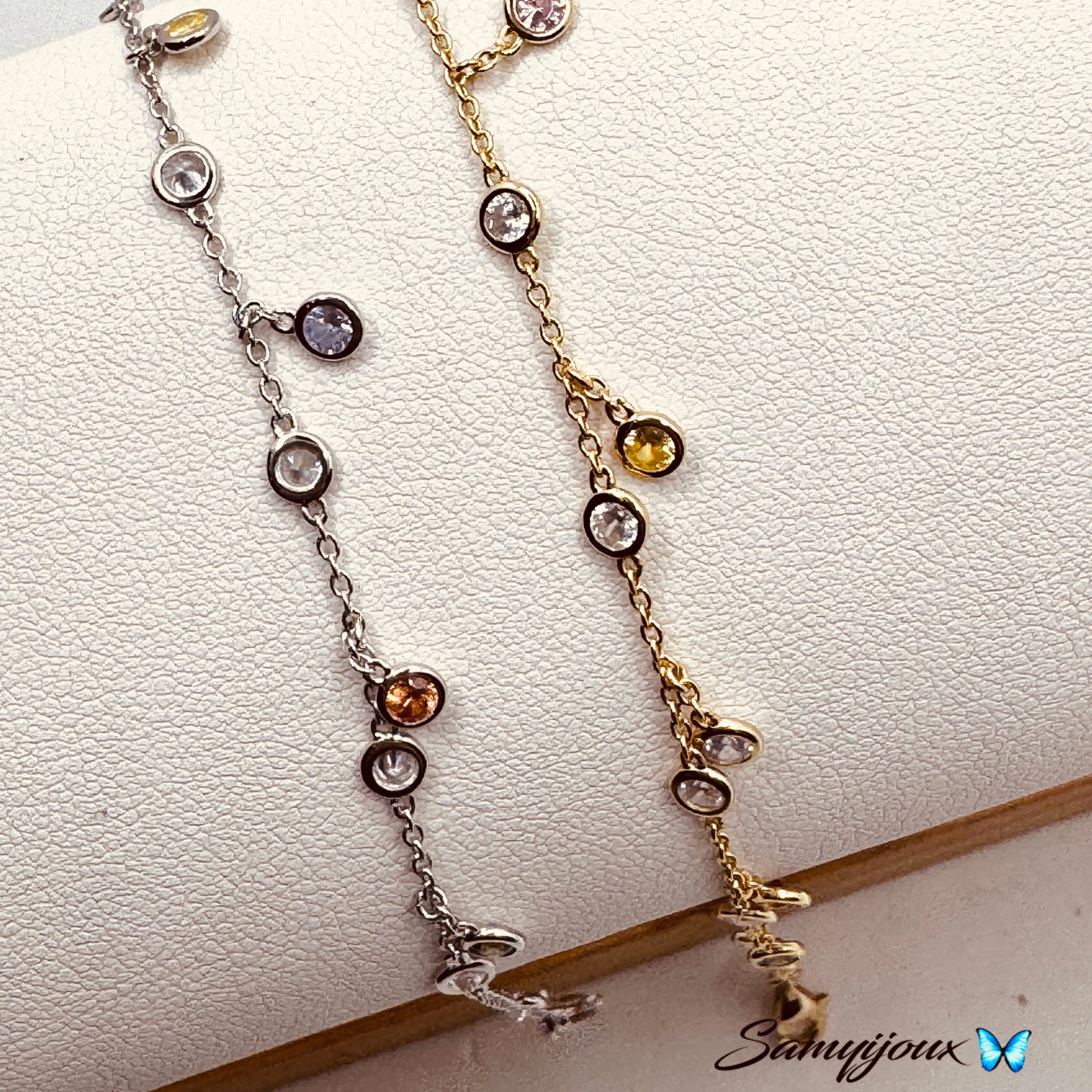 Bracciale Zirconi colorati  - by Samyijoux