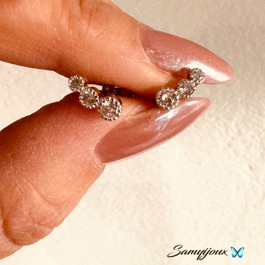 Orecchini Mini arrampicanti - by Samyijoux