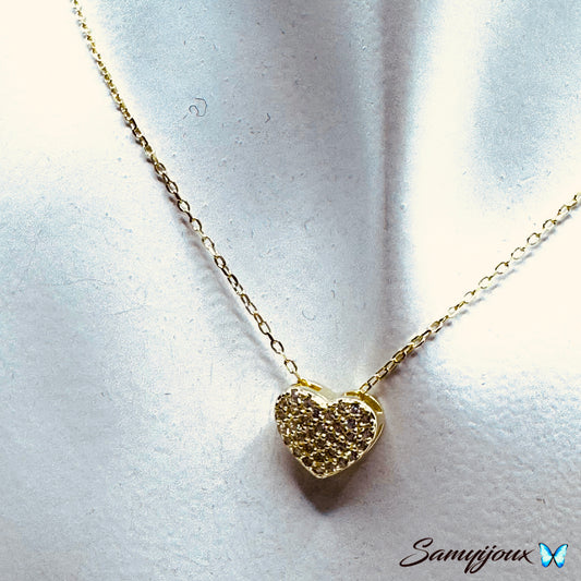 Collana Cuore pavè - by Samyijoux