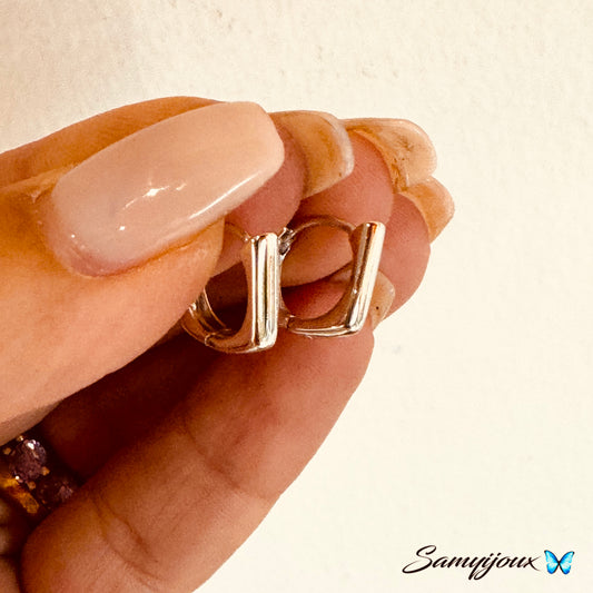 Hoops quadrati lisci - by Samyijoux