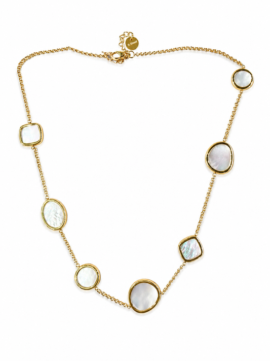 Collana effetto madreperla ovali - by Samyijoux