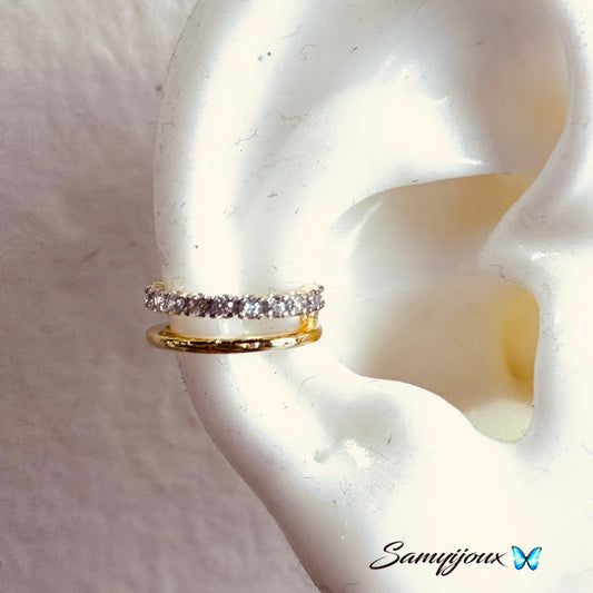 Earcuff fascia doppia staccata - by Samyijoux