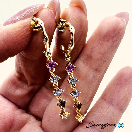 Cerchi con Pendente colorato - by Samyijoux