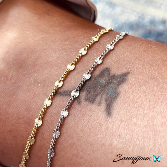 Cavigliera Catena Diamantata - by Samyijoux