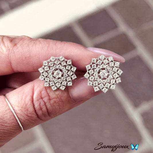 Orecchini Maxi Rosone - by Samyijoux