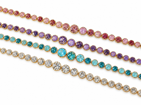 Choker cristalli rotondi - by Samyijoux