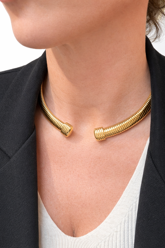 Collana tubo piatto - by Samyijoux