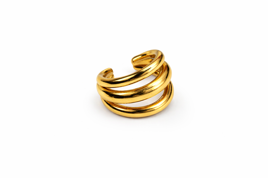 Earcuff in acciaio tre fili - by Samyijoux