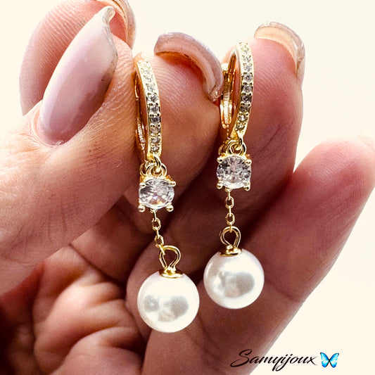 Hoops Perla a catenella - by Samyijoux