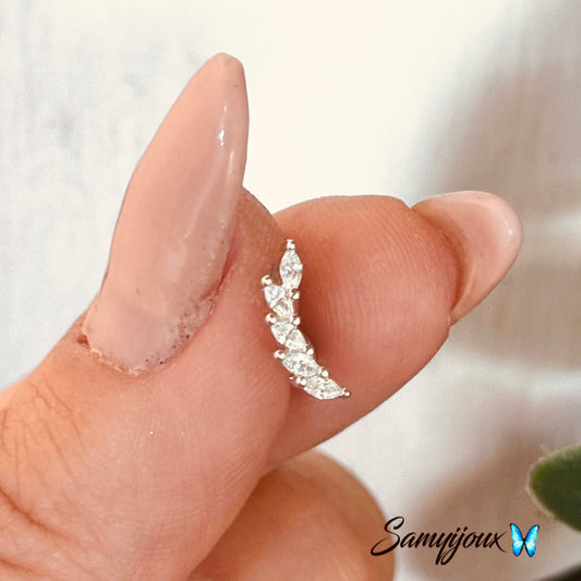 Piercing Arco navette - by Samyijoux