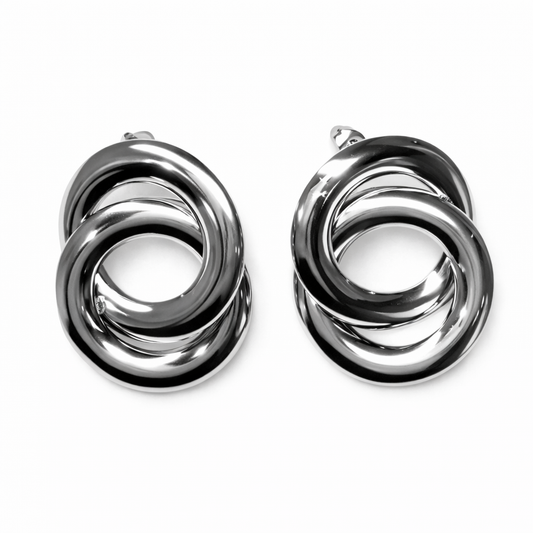 Orecchini Doppio cerchio - by Samyijoux