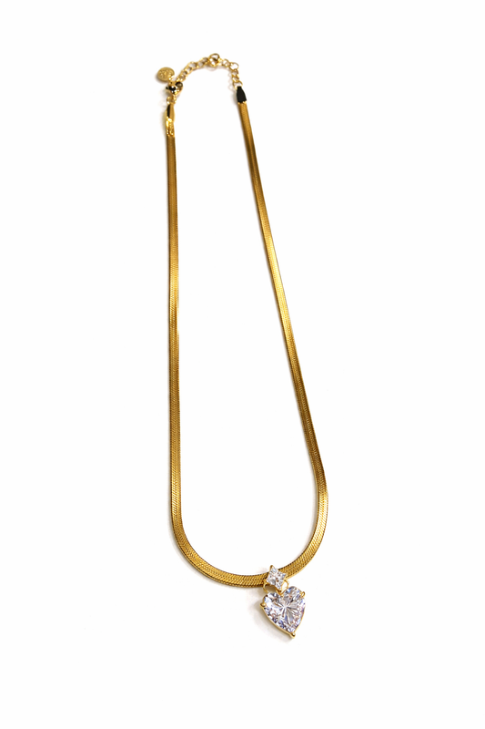 Collana snake con cristalli pendenti - by Samyijoux