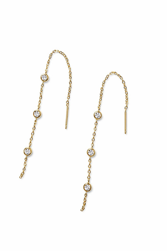 Orecchini Salí e Scendi zirconi    - by Samyijoux