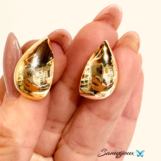 Orecchini tutto lobo a specchio - by Samyijoux