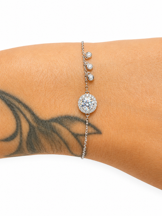 Bracciale rosone moissanite - by Samyijoux